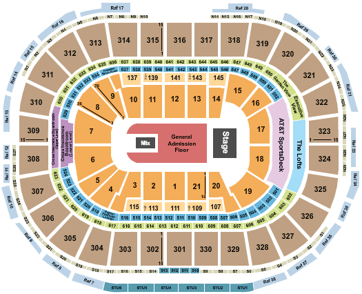 TD Garden Iron Maiden Seating Chart