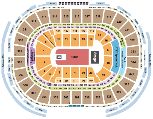 TD Garden Iron Maiden Seating Chart
